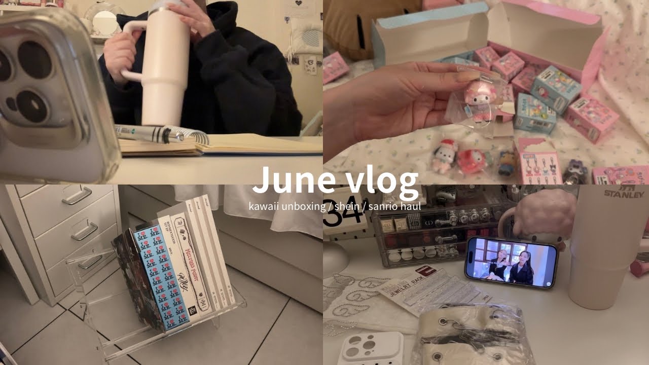 ［vlog］社会人オタクの日常ブイログ🏠SHEIN＆サンリオ購入品,ガチャ活,かわいいもの集め,鬼滅再上映 etc..(sub)