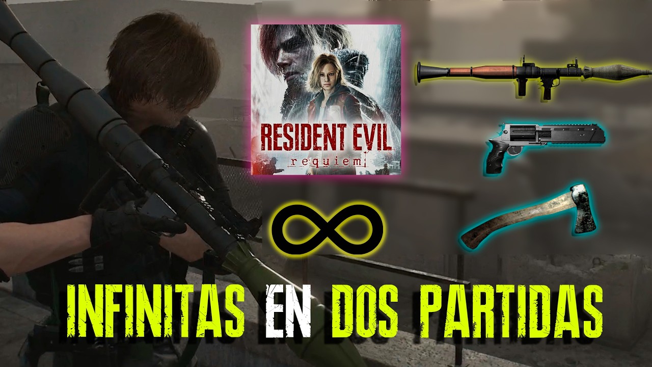 Guia DEFINITIVA para las armas INFINITAS en Resident Evil REQUIEM ¿Cómo sacar balas infinitas FACIL?