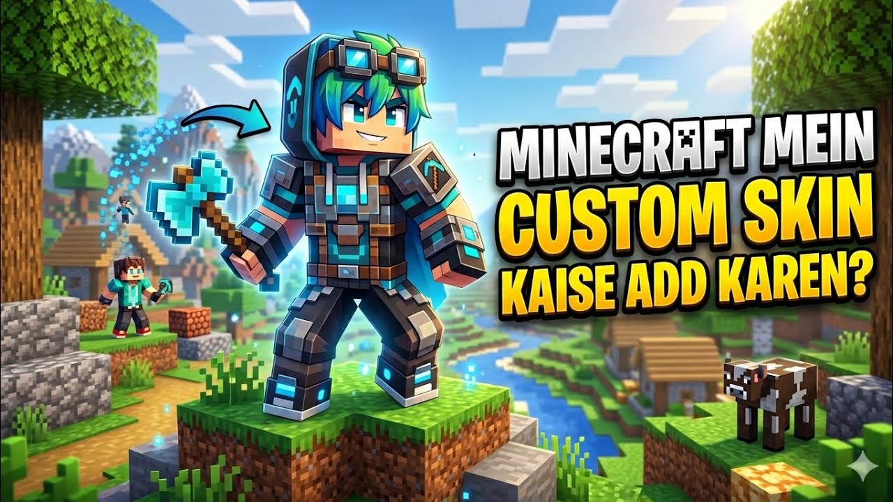 Step-by-Step: Add ANY Custom Skin in Minecraft! 🔥 - YouTube