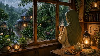 🌧️ Cozy Monsoon Day at Home | Peaceful Muslim Village Life | Ghibli Style Rain Ambience. News