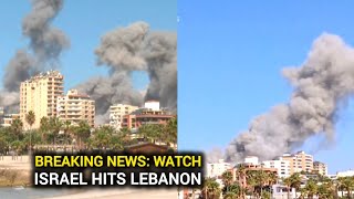 Deadly Moment Israeli strike hits southern Lebanese city of Tyre