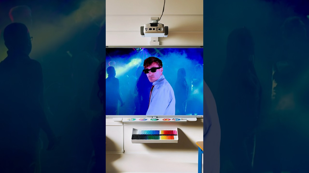 You’re watching a movie in class but the teacher made the movie himself You’re watching a movie in class but the teacher made the movie himself