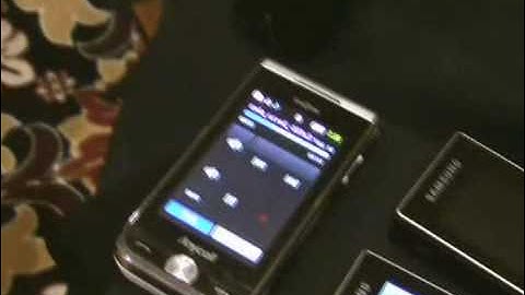 Samsung Anycall Show projector phone for Korea from CES 2009