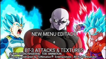 NEW DBZ TTT EPIC HD MENU For ISO BT-3 Attacks & Textures DOWNLOAD