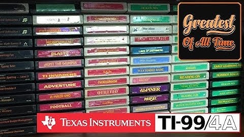 The 20 Greatest Texas Instruments TI-99/4A Games of All-Time