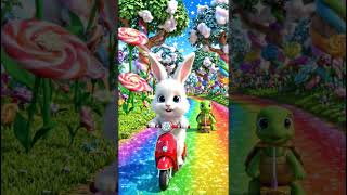 Rabbit Zoom Zoom 🐰 | Cute 3D Kids Cartoon Short 🌈✨
