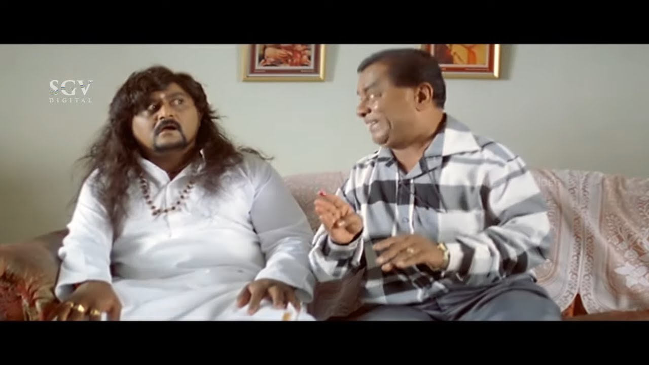 Jim Ravi Komal Angry On Home Owner Comedy Scene | Nannavanu Kannada Movie | Jim ...