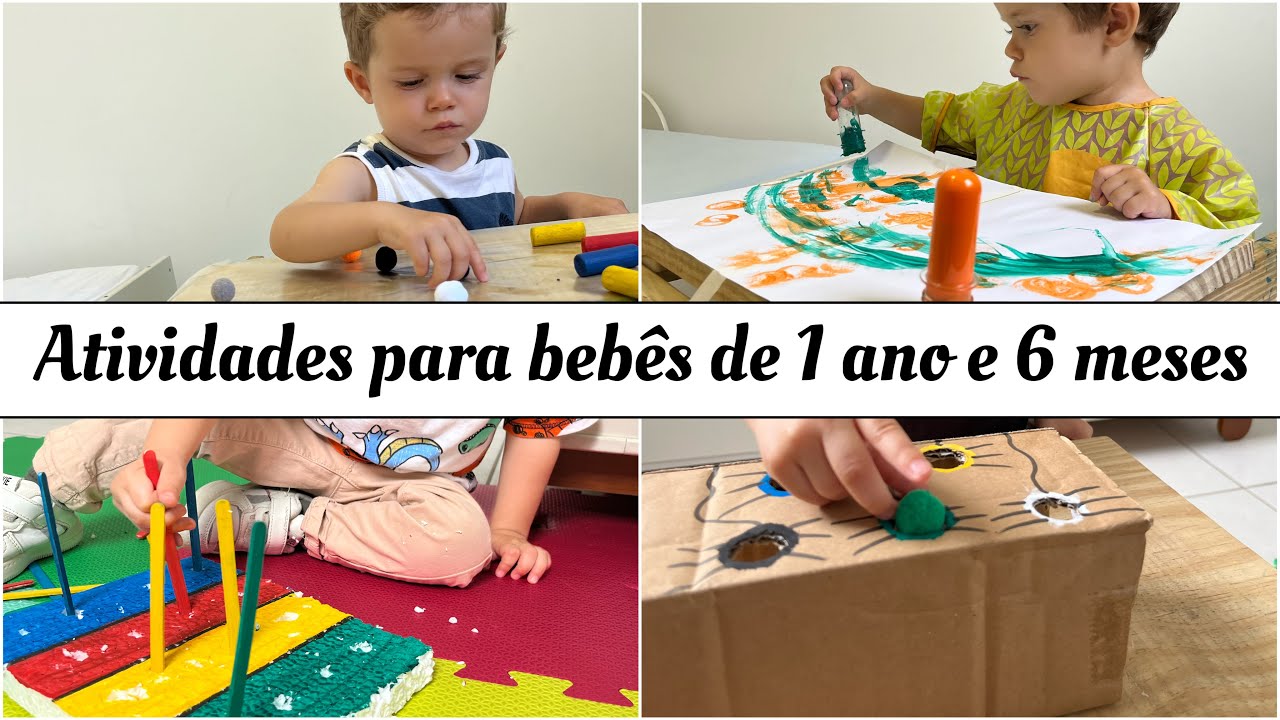 ATIVIDADES PARA BEBÊS DE 1 ANO E MEIO 👶🏼✨ |Ana Paula de Costa
