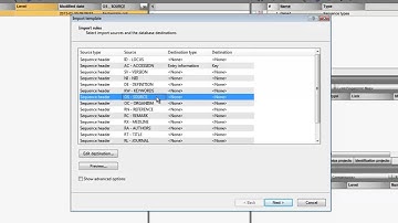 Import sequences from public databases (BioNumerics 7)