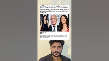 Bezos’ new wife went to space for clout… ex quietly saves Earth 💀