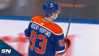Oilers' Ryan Nugent-Hopkins Beats Arturs Silovs With Wicked Wrister