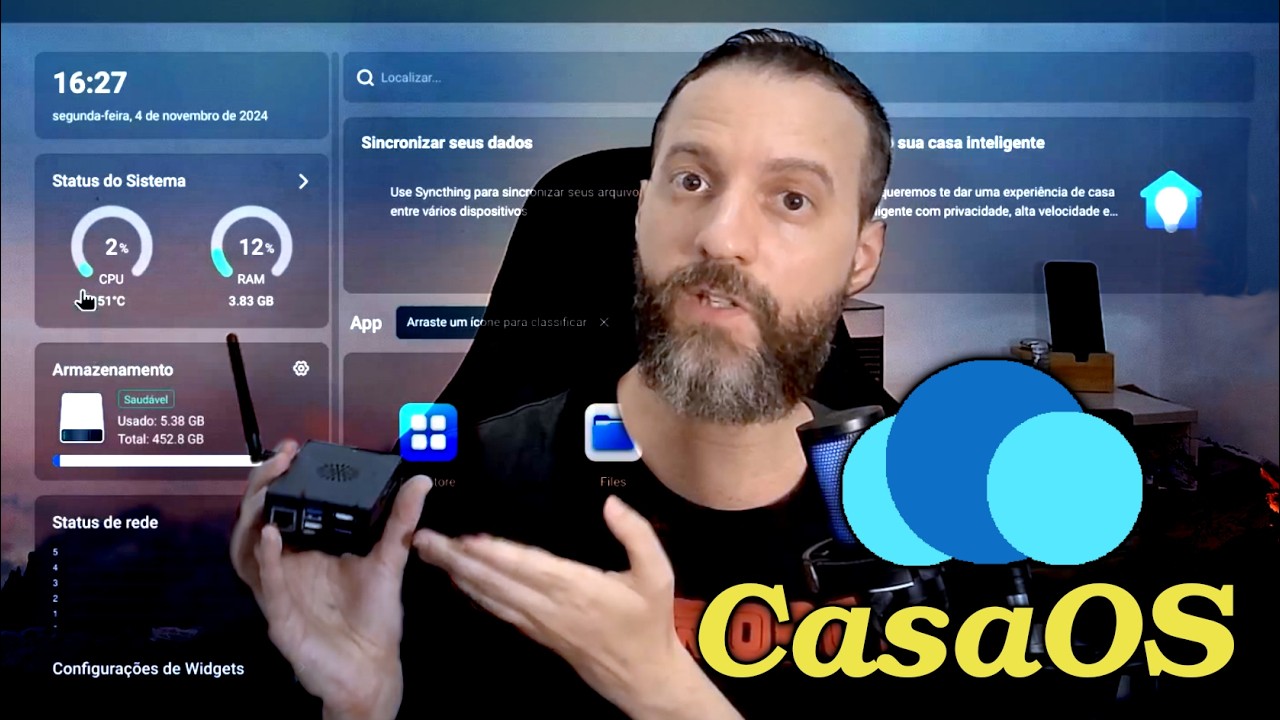 CasaOS te ajuda a Construir um servidor doméstico FACILMENTE!