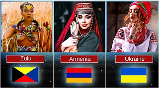 National Traditional Costume of Different Countries!
