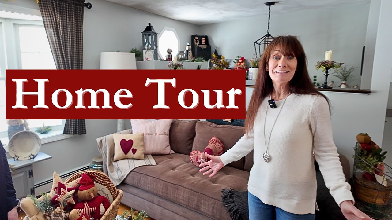 Simple Winter Decorating in a Raised Ranch Home