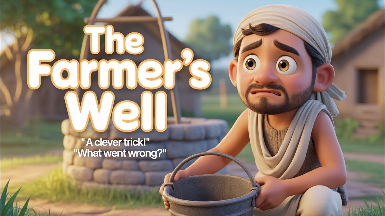 The Farmer’s Well 💧 | Wise Birbal’s Clever Justice | Moral Story for Kids
