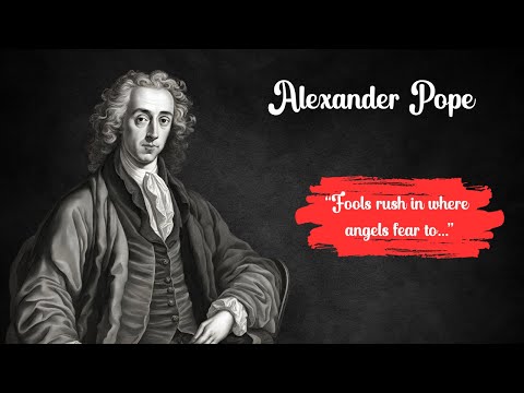 Alexander Pope A Journey Through Wisdom and Wit Life Quotes and Legacy