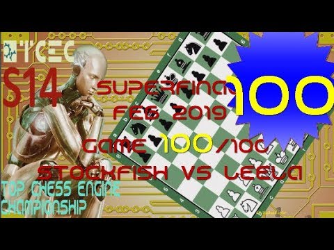 TCEC15 superfinal to Scid: LEELA vs StockFish - St-Brieuc chess club