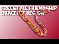 Make Freestyle Friendship Bracelet Design with Neon Colors - Creating a Unique Pattern from Scratch!