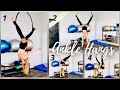 ANKLE HANGS on Aerial Hoop / Beginners and intermediate tricks for Aerial Lyra