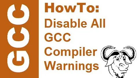 GCC - Disable All gcc Warnings