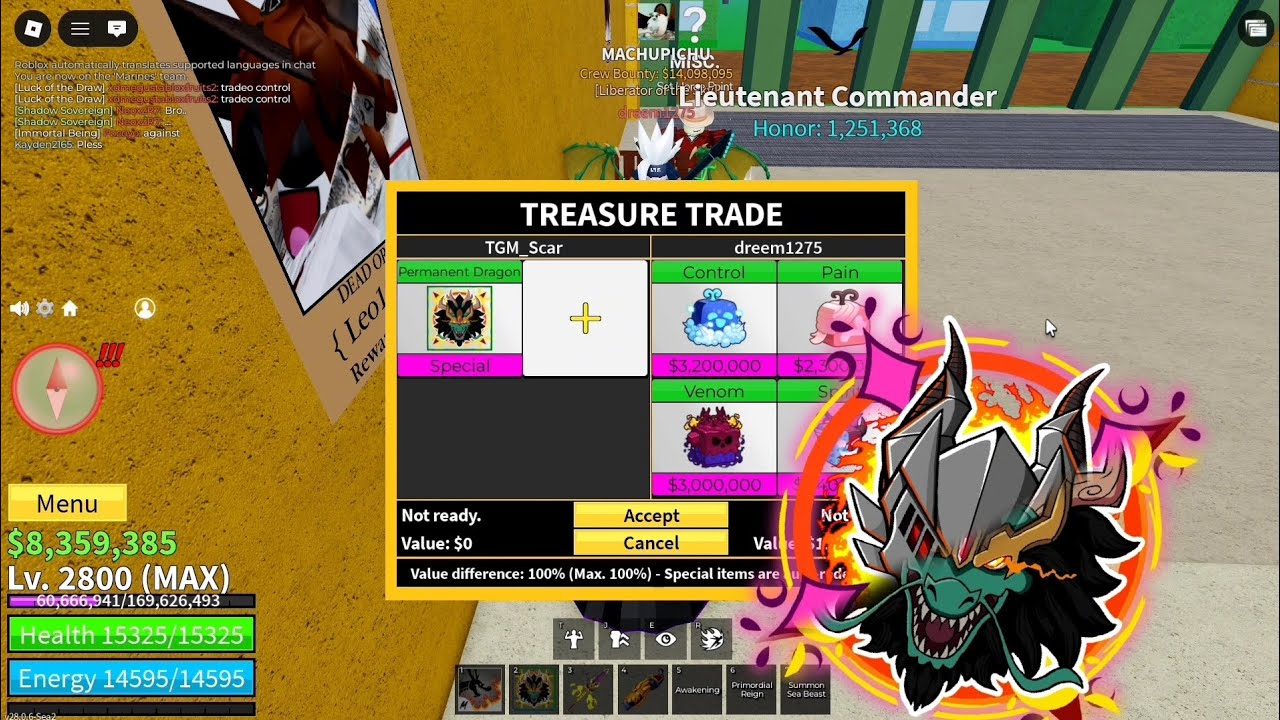 [Blox Fruits] Какова истинная ценность ВЕЧНОГО ДРАКОНА???