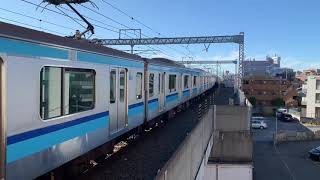 東京メトロ東西線原木中山駅JRE231-800番台ミツK7編成各駅停車西船橋駅行き入線。