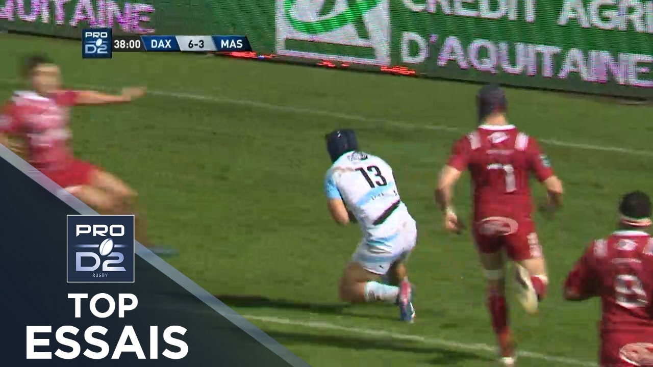 TOP Essais de la J21– PRO D2 – Saison 2017-2018