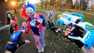 NERF KILLER CLOWN ATTACK! They can't be stopped...