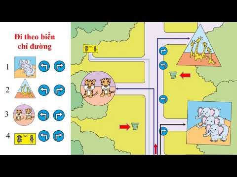 Toán Khối 1 - Tuần 1 - Bài: Vị trí (Trang 10)