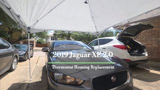 Jaguar XE Thermostat Housing Replacement | HerbzAutoCare 