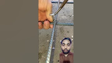 Great construction tip and skill. How to tie reinforcement quickly and securely #diy #tips #tricks