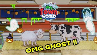 My Town World - Mega Town - 👻OMG There's a Ghost in The Farm ?👻 screenshot 5