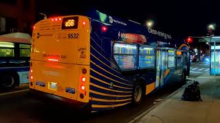 2021 New Flyer XDE40 9532 on the Q56 at Jamaica Avenue & 146th Street