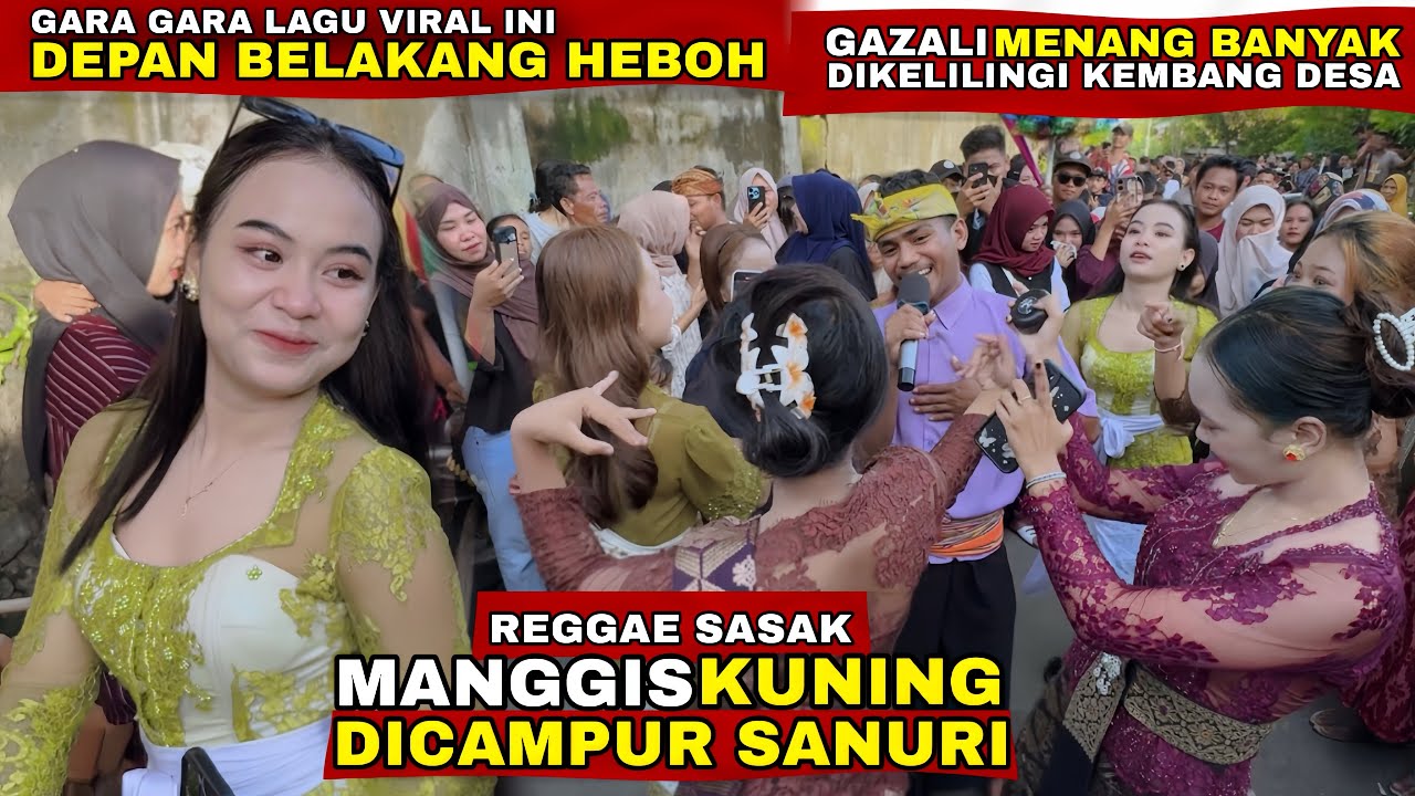 GARA GARA LAGU VIRAL TIKTOK INI GAZALI ALBA 05 DISERBU GADIS KEMBANG DIAJAK JOGET PARGOY BARENG 