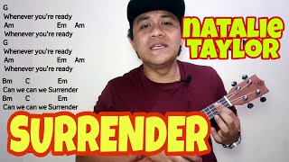 Video thumbnail of "SURRENDER - NATALIE TAYLOR ukulele tutorial"