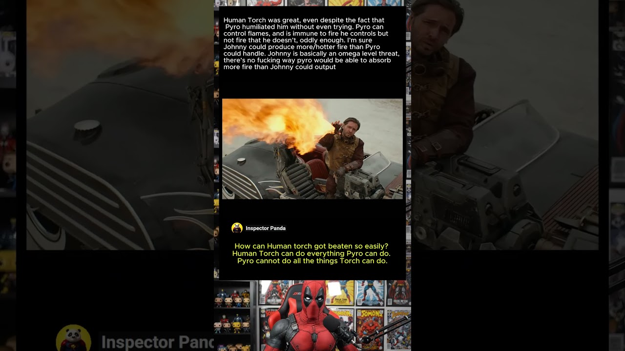 Human Torch can Beat Pyro!! 