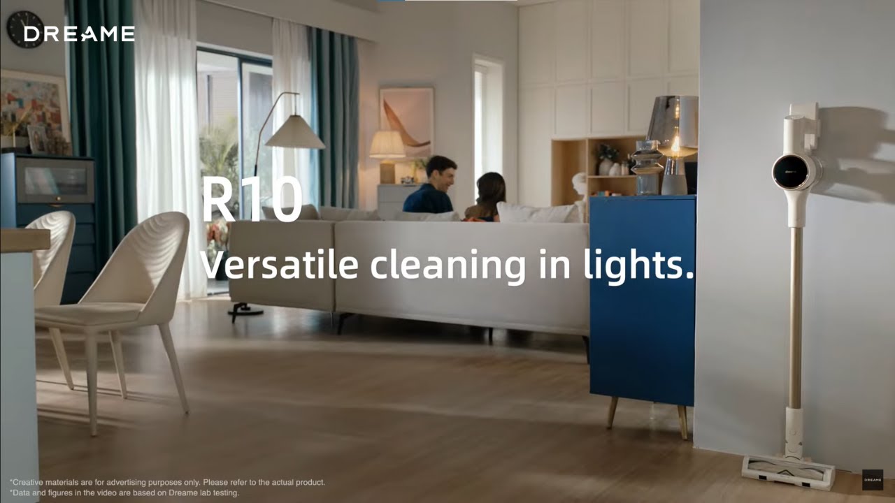 Dreame R10  Versatile Cleaning in Lights 