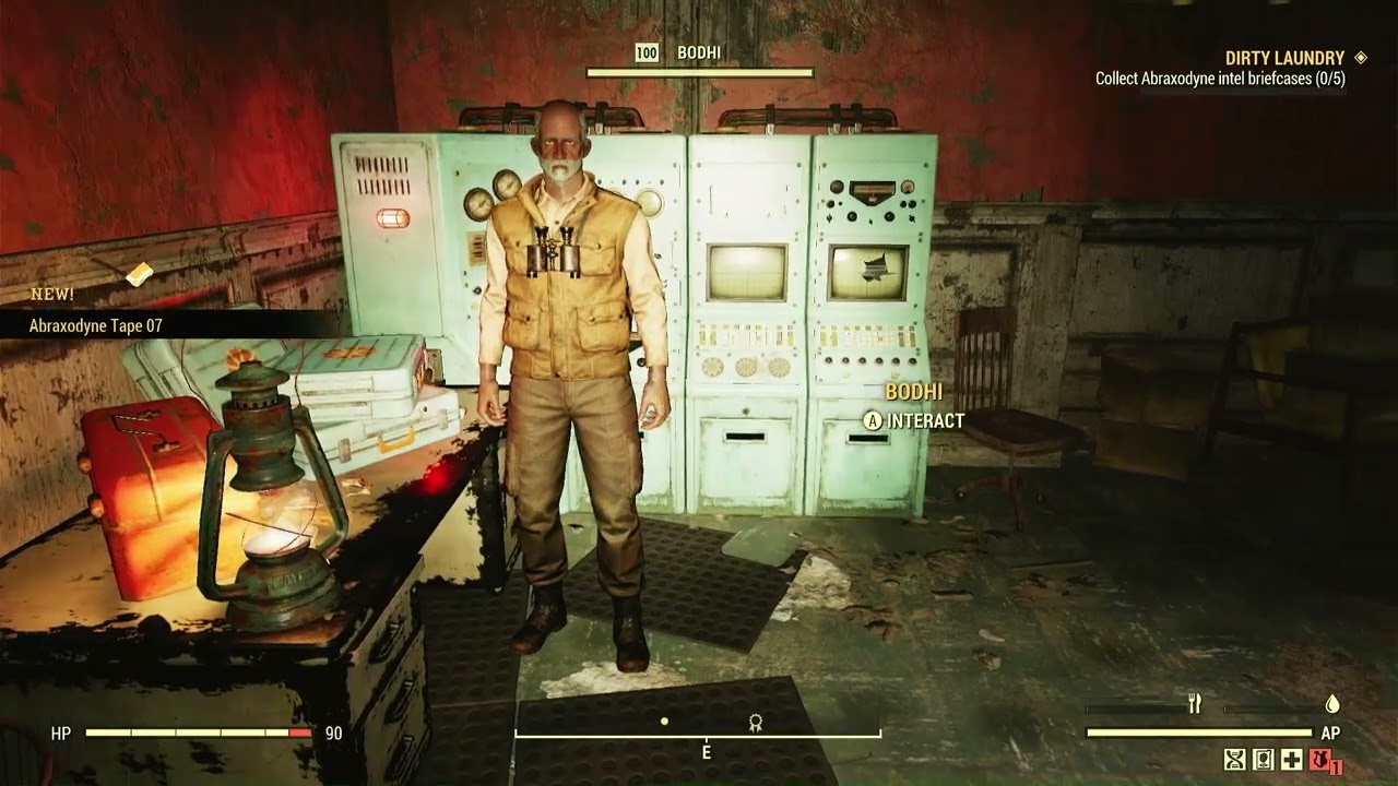 "Abraxodyne Tape 07" | Fallout 76 Holotape