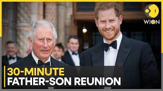 Prince Harry flies from US' to UK, spent 30 minutes with father King Charles | WION