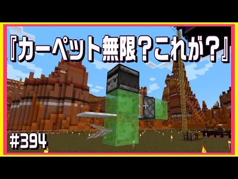 【声なしマイクラ】　『カーペット無限？これが？』