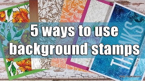 5 ways to use background stamps