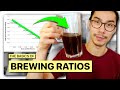 Use brew ratios to brew better coffee