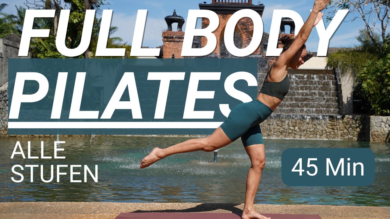 45 Min Pilates Ganzkörper Workout – Straffen & Kräftigen ohne Geräte | Full Body Pilates Training