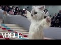 Jared Leto Arrives at the Met Gala as Karl Lagerfeld