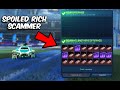 Spoiled RICH KID!! Scams Himself 😂 (Scammer Gets Scammed) Rocket League