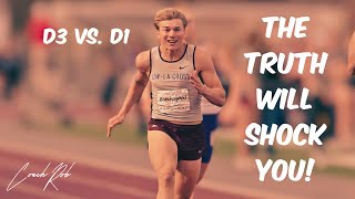 The Shocking Truth About D3 Vs. D1 Track Dont Sleep On D3 Track And Field