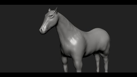 Modeling horse 3ds max tutorial part - 1