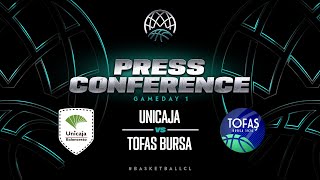 Unicaja v Tofas Bursa - Press Conference | BCL 2023