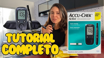 Como usar o Glicosimetro? Accu-Chek Active