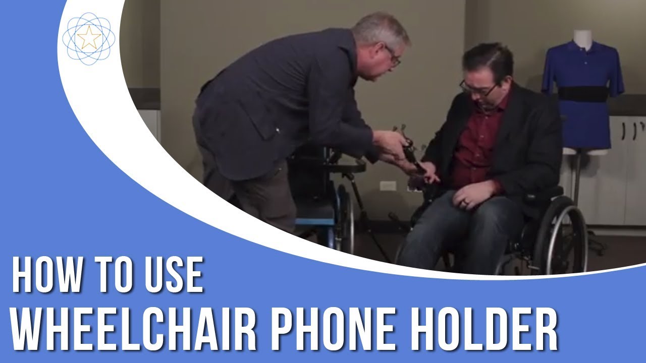 Wheelchair Accessories How to Use Wheelchair Tablet & Phone Holders